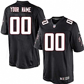 Youth Nike Atlanta Falcons Customized Black Team Color Stitched NFL Game Jersey,baseball caps,new era cap wholesale,wholesale hats